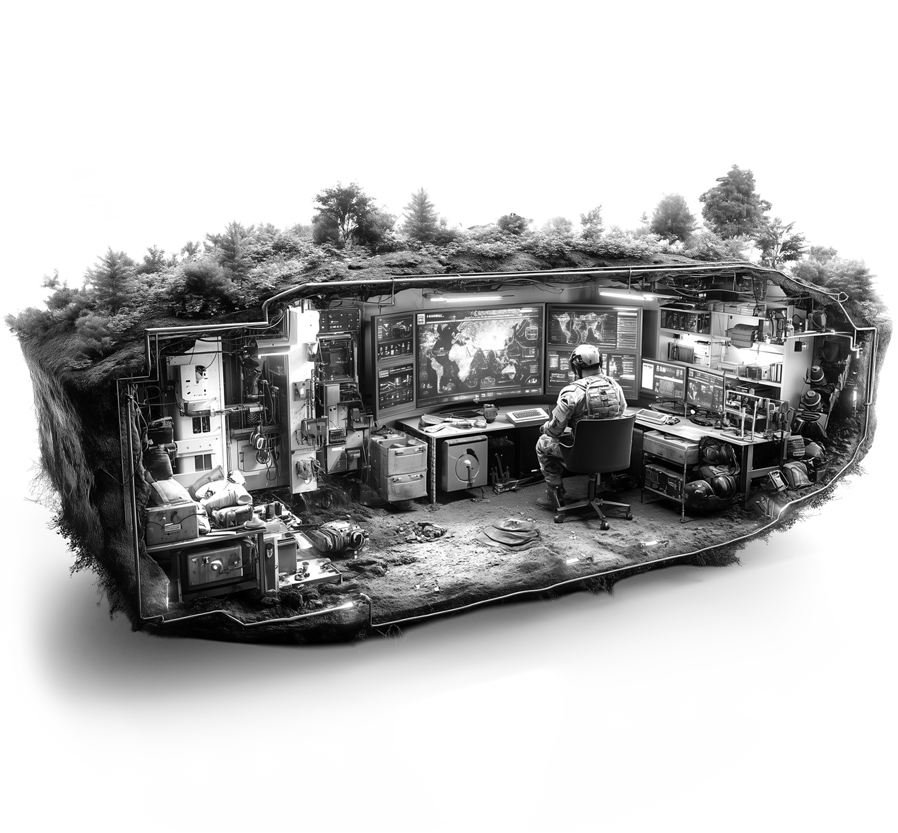 XOR underground operator bunker